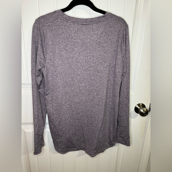 Athleta Dark Sky Violet Uptemp Long Sleeve Athletic Shirt - Picture 6 of 6
